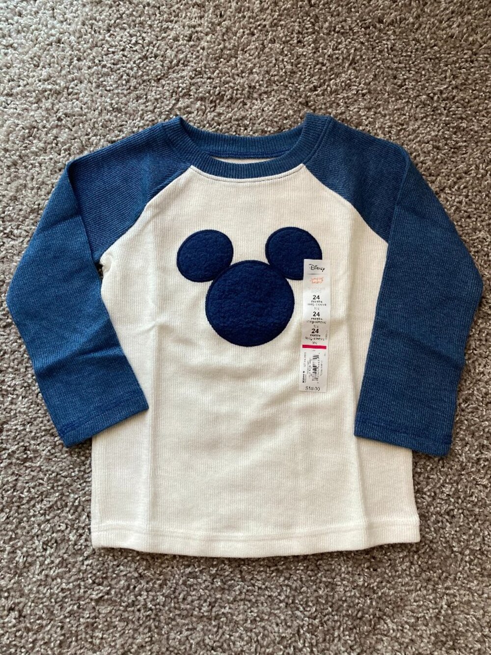 Jumping Beans Mickey Head Shirt Size 24mo